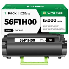 56F1H00 Toner Cartridge Black with Chip Compatible for Lexmark MS321dn MS421dn picture