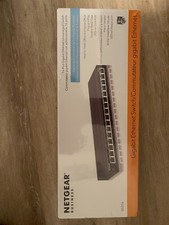 NETGEAR ‎GS316-100NAS Gigabit Ethernet Switch, 16 Port - Black picture