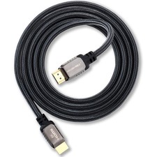 8K HDMI 2.1 Cable 10FT, Braided Cord-4K@120Hz 8K@60Hz, DTS:X, HDCP 2.2/2.3, HDR picture