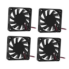 4PCS Dual Ball Bearing 60x60x10mm DC 5V 6010 Brushless Cooling 4pcs-dualball-5V picture