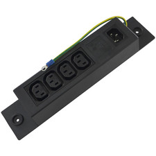 Conntek Server 10A 250V Iec Power Strip C14 Inlet To Iec 320 Sheet F Outlets 4 picture