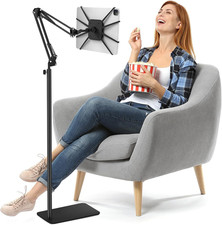 Tablet Floor Stand with Metal Base, Tablet Holder for Bed, Ipad & Kindle | picture
