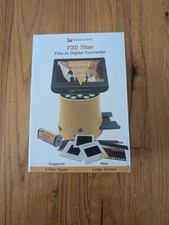 Wolverine F2D Titan 8-in-1 Film to Digital Converter w/ Slide Inserts Brand New picture
