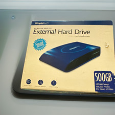 SimpleTech SimpleDrive 500GB USB 2.0 External HDD Blue w/ Capacity Meter picture