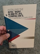 Installing the Intel 80287 in IBM PC ATS Compaq 286's or Compatible Computers picture