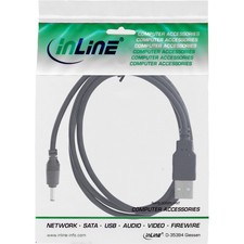 26806C InLine USB DC Power Adapter Cable A Male to 3 5x1 35mm 3m ~D~ picture