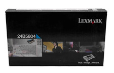 NEW GENUINE LEXMARK 24B5804 CYAN TONER CARTRIDGE picture