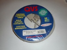 QVS CC320D-25 25 ft. Premium VGA HD15 Male to Female Tri-Shield Extension Cable picture