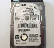 Hitachi HTS545050A7E362 PN: 0J34245 MLC:DA5754 Thailand 500gb 2.5