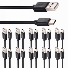 USB Type C Cable Fast Charging [10-Pack 3.3ft], USB-A to USB-C Multi Pack...  picture