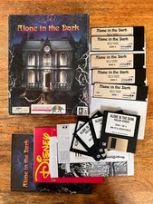 Vintage 1992 IBM PC Game Alone In The Dark 5¼ And 3½ Floppys Bonus Pack picture