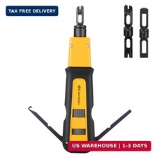 Punch Down Tool with 110 & 66 Blade for Cat 8/7/6A/6/5e picture