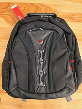Wenger Legacy 16in Laptop Backpack Black/Gray Polyester Padded picture
