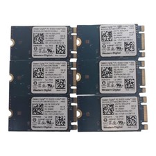 LOT OF 6 Western Digital  SN520 M.2 2242 PCIe 3.0 x2 256 GB Internal SSD 00UP681 picture