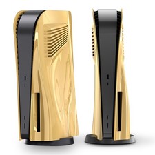 PS5 Gold Cover Face Plates for Playstation 5 Console Disc Edition Accessories picture