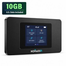 NomadsFi PocketFi X LTE Global WiFi Hotspot with 10GB US Data(powerby GlocalMe) picture
