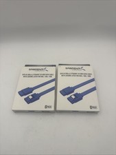 2x Sabrent CB-SFB3 SATA III 6Gb/s 20in Data Cable 3-Pack Lot of 2 picture
