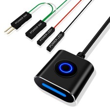 1 PCS 2.5m PC Power Button Switch External Adapter Cable Magnet Motherboard picture