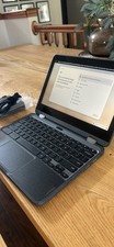 Functional Dell Chromebook 3100 2-in-1 laptop with a black finish picture