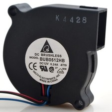 DELTA BUB0512HB DC12V 0.24A 50*50*15MM 5CM  3Pin Cooling Fan picture