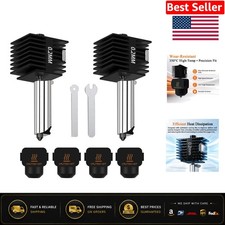 2-Pack 0.2mm Ultra-Fine Nozzle Kit for Bambu A1/A2L - Hardened Steel, Leak-Proof picture