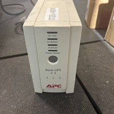 Used APC BK350 Back-Ups Cs Battery Backup System NO BATTERY picture
