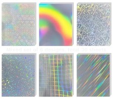 30 Sheets Holographic Sticker Paper for Inkjet&Laser Holographic Sticker-Mixed picture