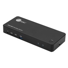 SIIG 2-Port USB-C KVM Docking Station with PD 65W for 2 Monitors 2 Computers MST picture
