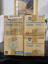 Genuine Konica Minolta TN711 (KMCY) TN711K TN711C TN711M TN711Y,Set Of 4,Sealed picture