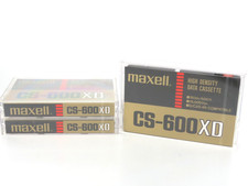 Sealed Maxell CS-600XD High Density Data Cassettes Lot of 3 picture