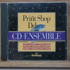 The Print Shop Deluxe CD Ensemble Broderbund Windows 3.1 Desktop Publishing picture
