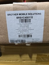 BROTHER Resin Black 110mm X 450m  BRS1C450110 / BRS1C450110 12 Rolls New picture
