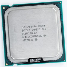 Intel Core 2 Duo E8500 SLB9K 3.16GHz LGA775 Dual Core Processor 65W Wolfdale 6MB picture
