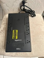 AmazonBasics 800VA 450W UPS Battery Backup Surge Protector 12 Outlets Black picture