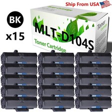 15PK Compatible MLT-D104S D104S Toner Cartridge For ML-1865W Laser Printers picture