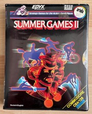 Summer Games II By Epyx, Commodore 64/128 Game Cassette, Big Box, New In Box picture