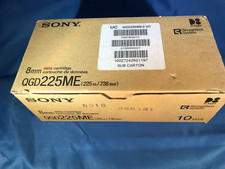 10  Sony QGD225ME 8mm 225m Mammoth 60GB-150GB Data Tape Cartridges NEW  Sealed picture