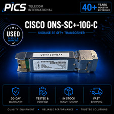 Cisco ONS-SC+-10G-C | 10-2841-01 | WOTRCOYBAA | 10G full C-Band SFP+ 50GHz LC picture