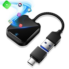Oasplus 2-in-1 Wireless CarPlay & Android Auto Adapter, 5Ghz WiFi Bluetooth picture