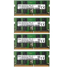 Hynix 64GB (4X16GB) DDR4 2666MHz PC4-21300 2RX8 SODIMM Memory Ram HMA82GS6CJR8N picture