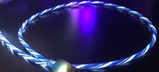 CANDY FLOW MOVING LIGHT-UP glow led charger cable for MICRO USB B smart phones picture