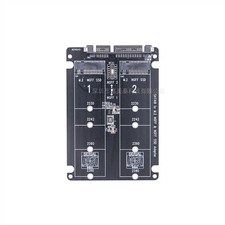 Double Port M.2 SSD to Sata 7+15 22PIN Card M.2 to 2.5