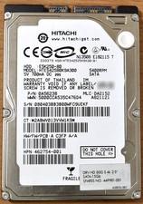 HITACHI HTE542580K9A300 [80GB 2.5-inch 9.5mm SATA HDD 2008 model Use Time 88096H picture