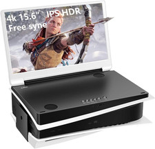 15.6 Inch 4K IPS Portable Gaming Monitor for PS5 HDR 60Hz Dual HDMI Speakers picture
