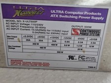 Ultra Xconnect Power Supply X-ULT500P 500W - NO CABLES picture