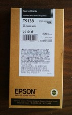 01/2024 New Genuine Epson T9138 Matte Black T913800 HDX Ink 200ml SC-P5000/5070 picture