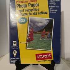 Staples Premium Glossy Photo Paper 8 1/2