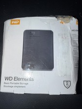 Western Digital Elements Portable 4TB,External,2.5 inch (WDBU6Y0040BBKWESN) Hard picture
