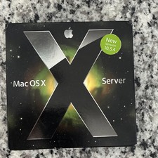 Mac OS X Server 10.5.4 Leopard Unlimited Clients COMPLETE BOX Apple RARE   picture