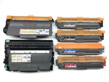 Lot of 6 Virgin Genuine Empty Brother 2- TN-BK, M, C, 420, 750  Toner Cartridges picture